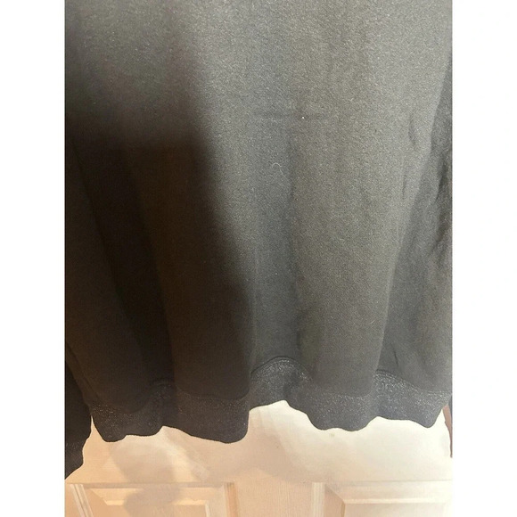 n:Philanthropy Pria Sweatshirt Women’s Size L Black Cutout Distressed - Picture 10 of 10